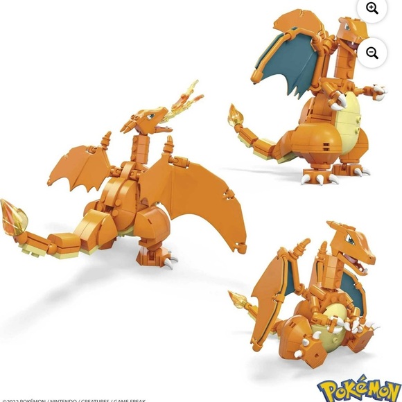 MEGA Pokemon Charizard Building Set & MEGA Pokémon Charmander Set - Picture 10 of 13